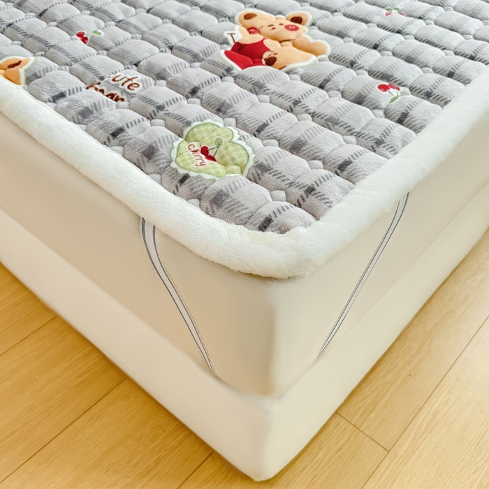 91家纺网 家纺一手货源 找家纺 （总）优品惠 2025新款冬季牛奶绒床垫床褥垫子床护垫加绒床盖学生宿舍上下铺