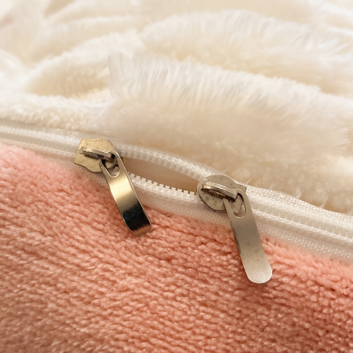 91家纺网 家纺一手货源 找家纺 爱彼家纺 2024新款兔兔绒四件套系列 免兔绒-柔雪白韵