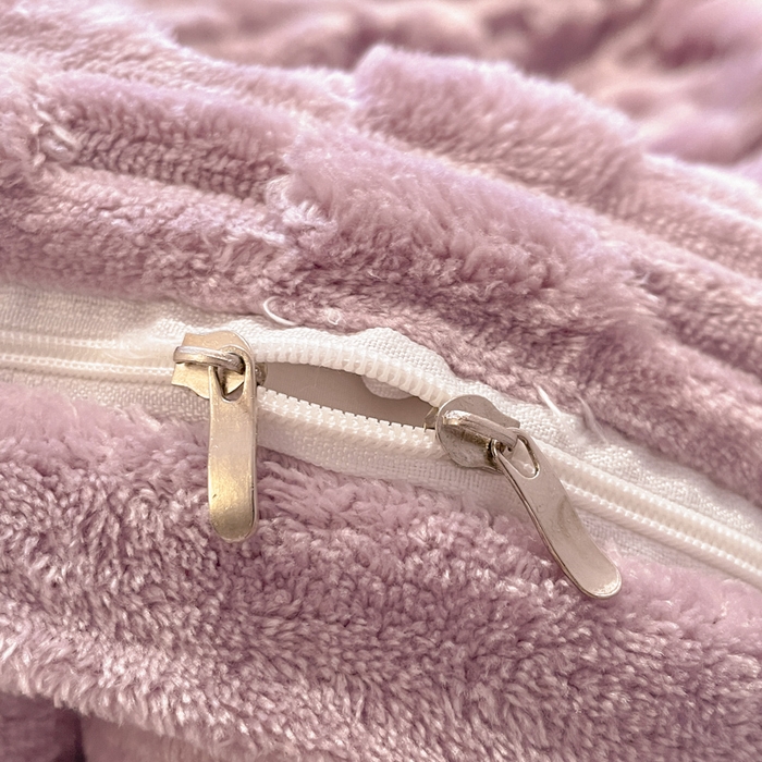 91家纺网 家纺一手货源 找家纺 爱彼家纺 2024新款兔兔绒四件套系列 免兔绒紫耀星华