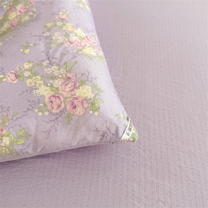 91家纺网 家纺一手货源 找家纺 小石头家纺 2025新款亲肤舒适云感双层纱抗菌被被子被芯 浪漫花园