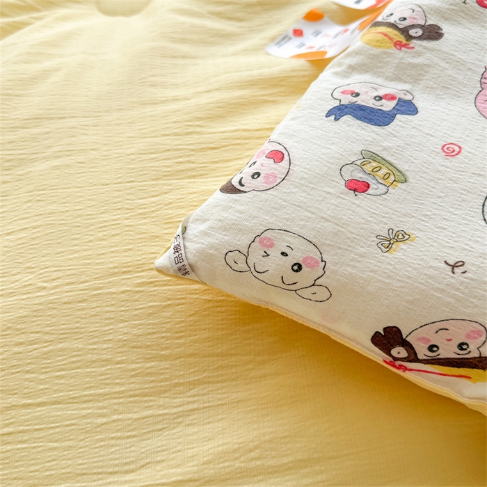 91家纺网 家纺一手货源 找家纺 小石头家纺 2025新款亲肤舒适云感双层纱抗菌被被子被芯 乐园派对