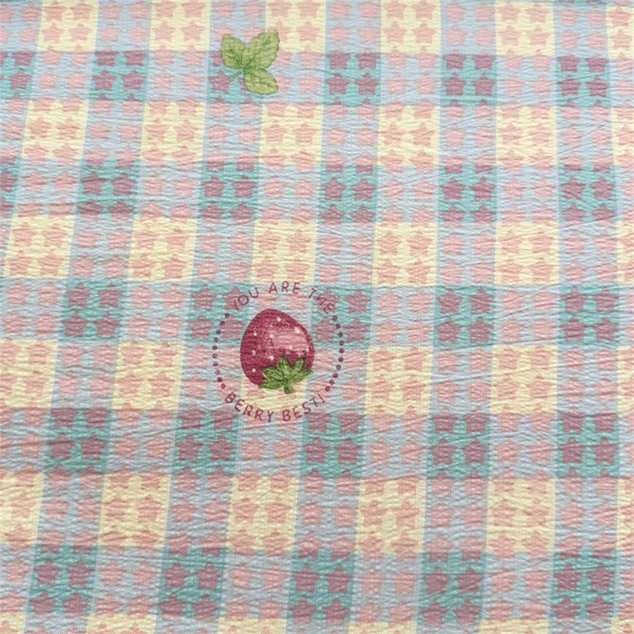 91家纺网 家纺一手货源 找家纺 小石头家纺 2025新款亲肤舒适云感双层纱抗菌被被子被芯 星星草莓