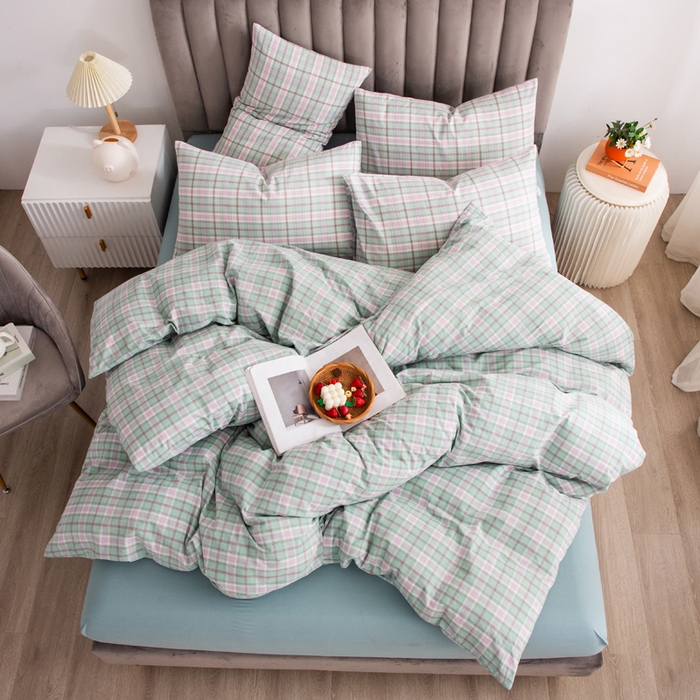 91家纺网 家纺一手货源 找家纺 （总）千姿梦 2025新款全棉水洗棉四件套