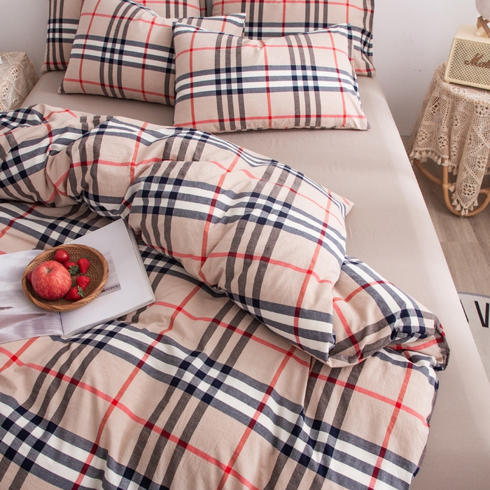 91家纺网 家纺一手货源 找家纺 （总）千姿梦 2025新款全棉水洗棉四件套