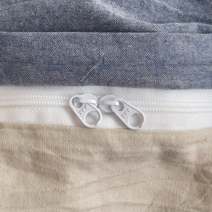 91家纺网 家纺一手货源 找家纺 千姿梦 2025新款全棉水洗棉四件套 蓝大格