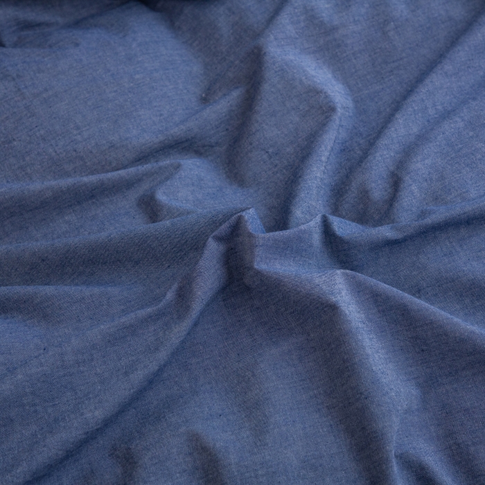 91家纺网 家纺一手货源 找家纺 千姿梦 2025新款全棉水洗棉四件套 牛仔蓝