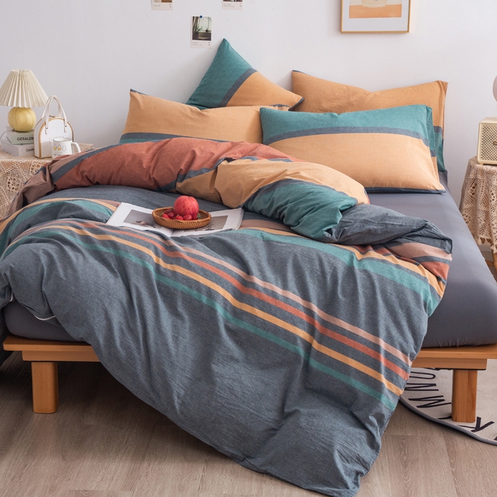 91家纺网 家纺一手货源 找家纺 千姿梦 2025新款全棉水洗棉四件套 往后余生