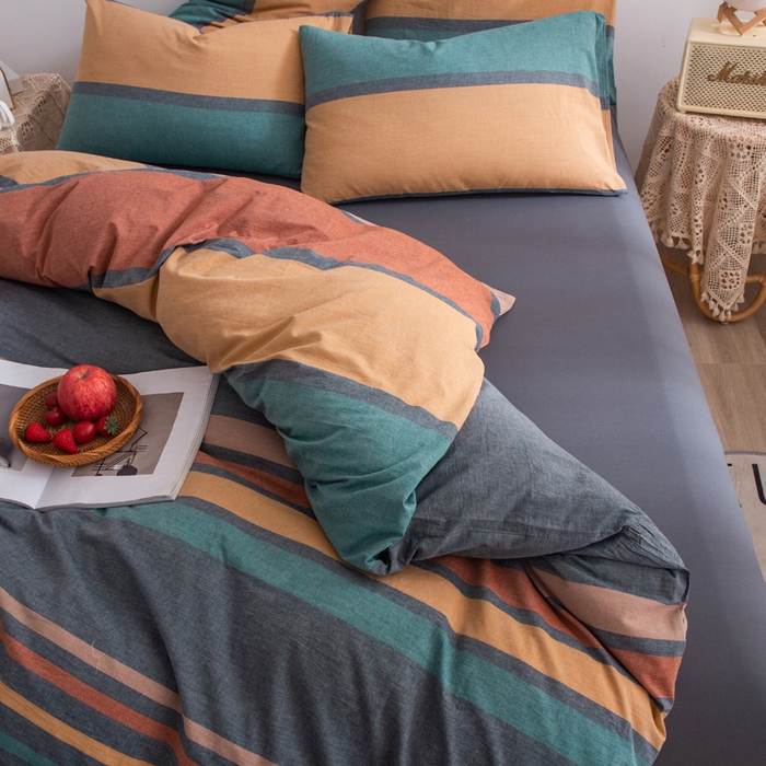 91家纺网 家纺一手货源 找家纺 千姿梦 2025新款全棉水洗棉四件套 往后余生