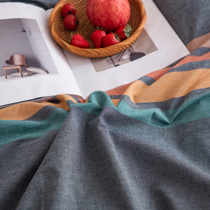 91家纺网 家纺一手货源 找家纺 千姿梦 2025新款全棉水洗棉四件套 往后余生