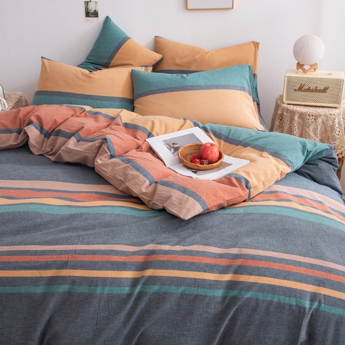 91家纺网 家纺一手货源 找家纺 千姿梦 2025新款全棉水洗棉四件套 往后余生