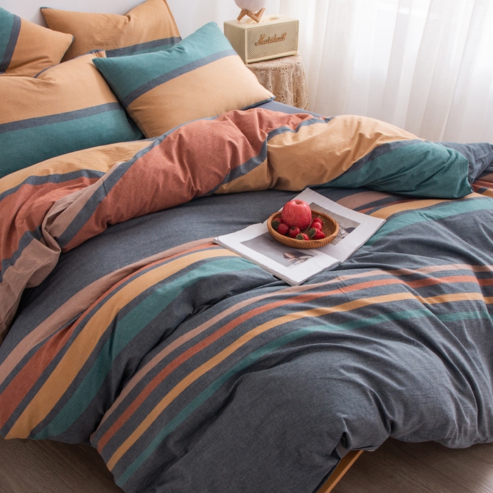 91家纺网 家纺一手货源 找家纺 千姿梦 2025新款全棉水洗棉四件套 往后余生