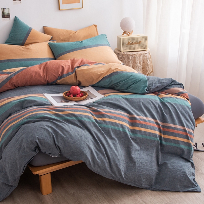 91家纺网 家纺一手货源 找家纺 千姿梦 2025新款全棉水洗棉四件套 往后余生