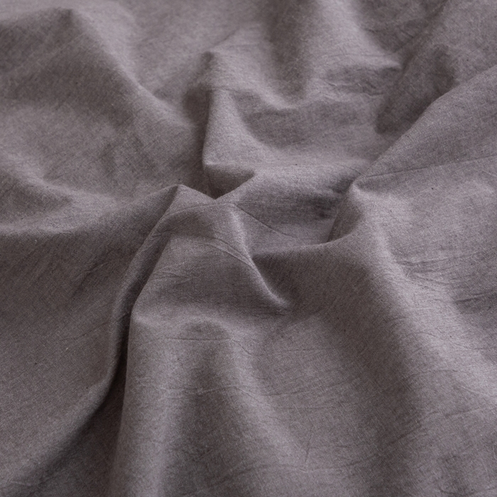 91家纺网 家纺一手货源 找家纺 千姿梦 2025新款全棉水洗棉四件套 珍珠灰