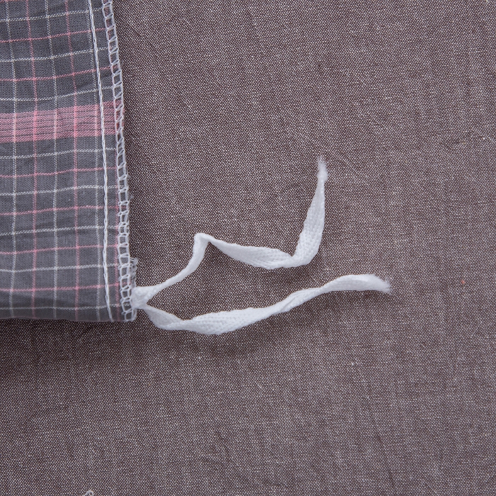 91家纺网 家纺一手货源 找家纺 千姿梦 2025新款全棉水洗棉四件套 韶华-灰