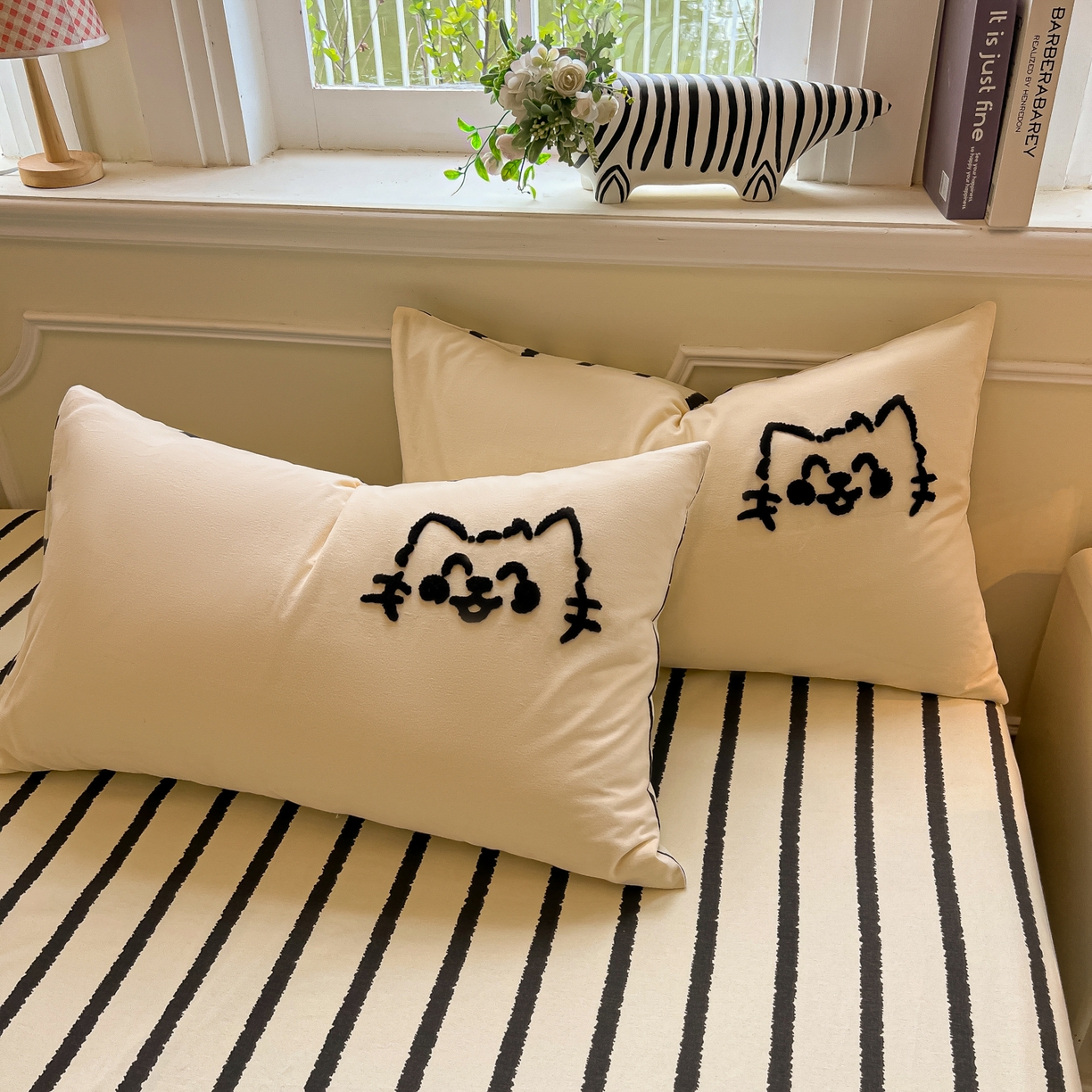 91家纺网 家纺一手货源 找家纺 （总）多乐家纺 2025新款卡通全棉磨毛毛巾绣单枕套