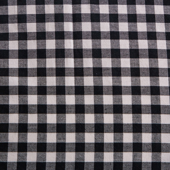 91家纺网 家纺一手货源 找家纺 千姿梦 2025新款全棉水洗棉四件套 黑小格