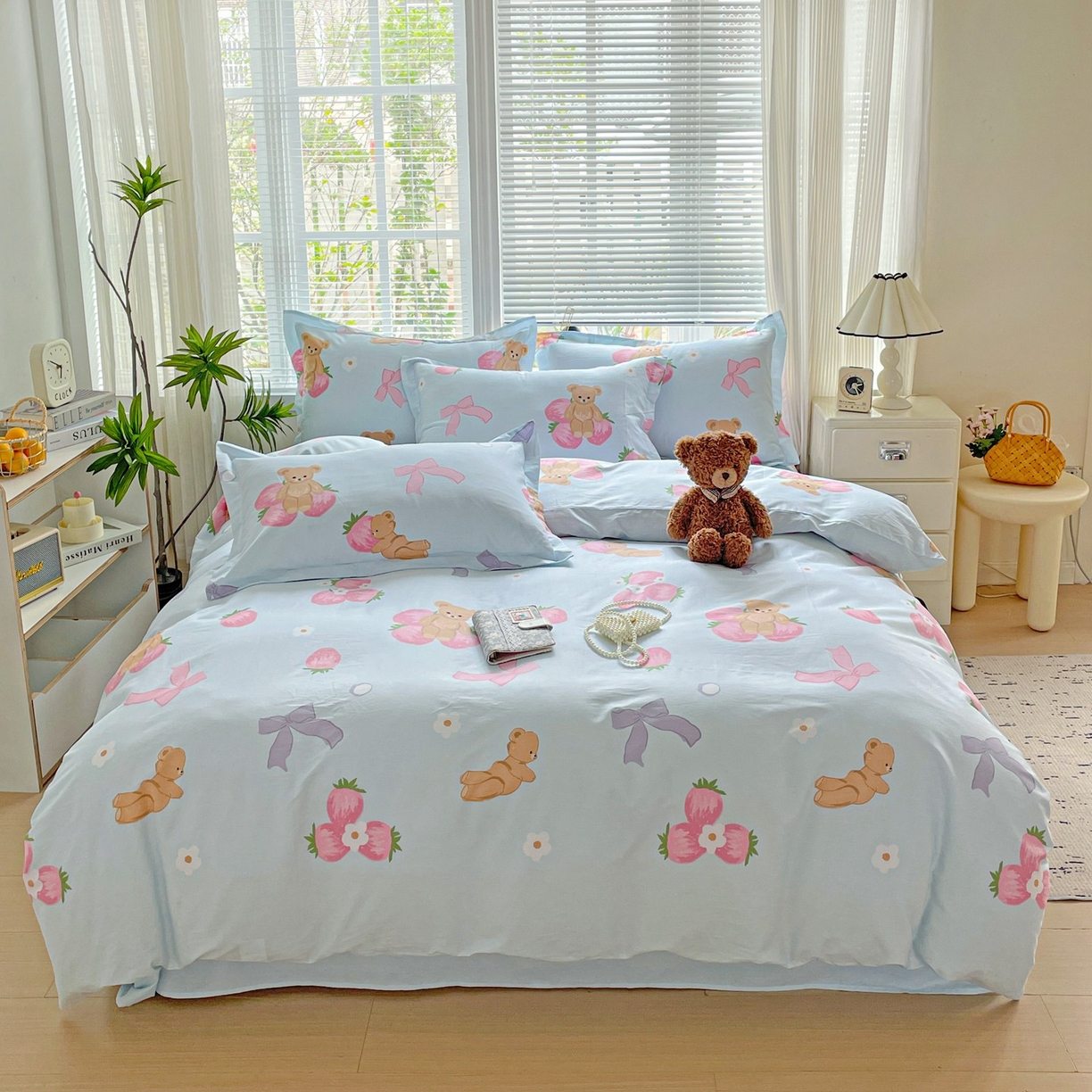 91家纺网 家纺一手货源 找家纺 （总）文黛家居 2025新款全棉喷气印花全棉纯棉印花系列单品被套被套单件单被套