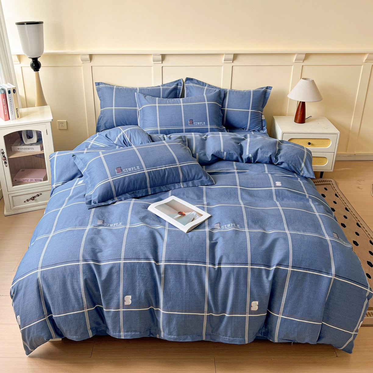 91家纺网 家纺一手货源 找家纺 （总）文黛家居 2025新款全棉喷气印花全棉纯棉印花系列单品被套被套单件单被套