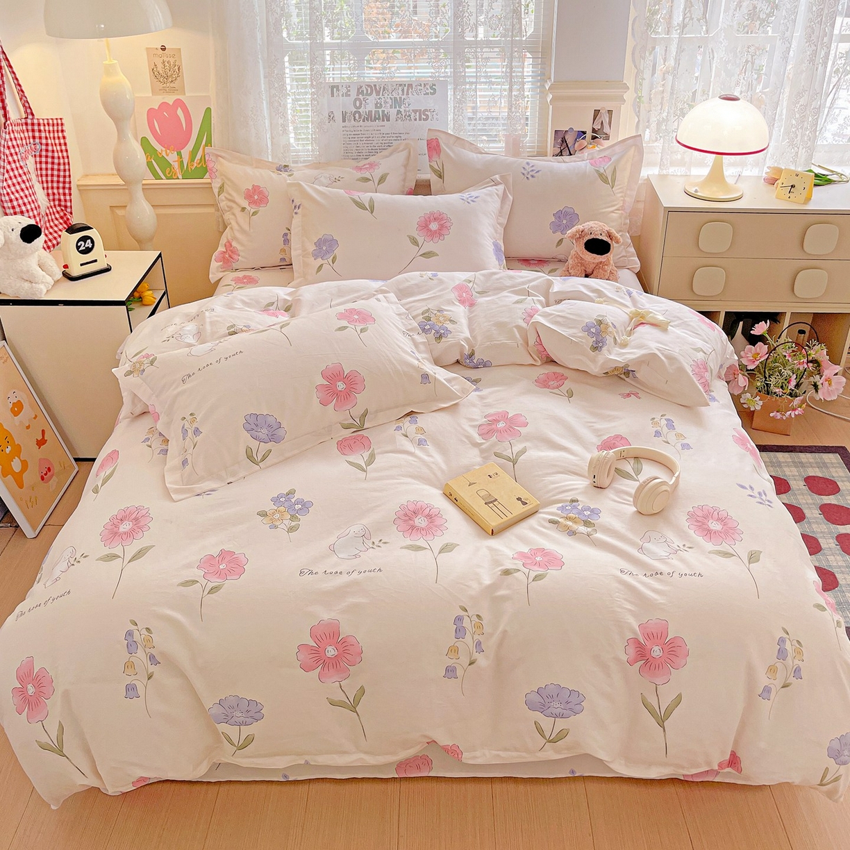 91家纺网 家纺一手货源 找家纺 （总）文黛家居 2025新款全棉喷气印花全棉纯棉印花系列单品被套被套单件单被套