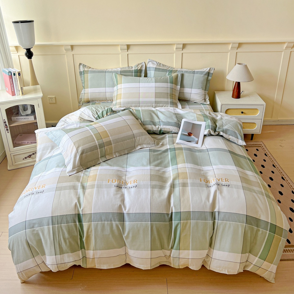 91家纺网 家纺一手货源 找家纺 （总）文黛家居 2025新款全棉喷气印花全棉纯棉印花系列单品被套被套单件单被套