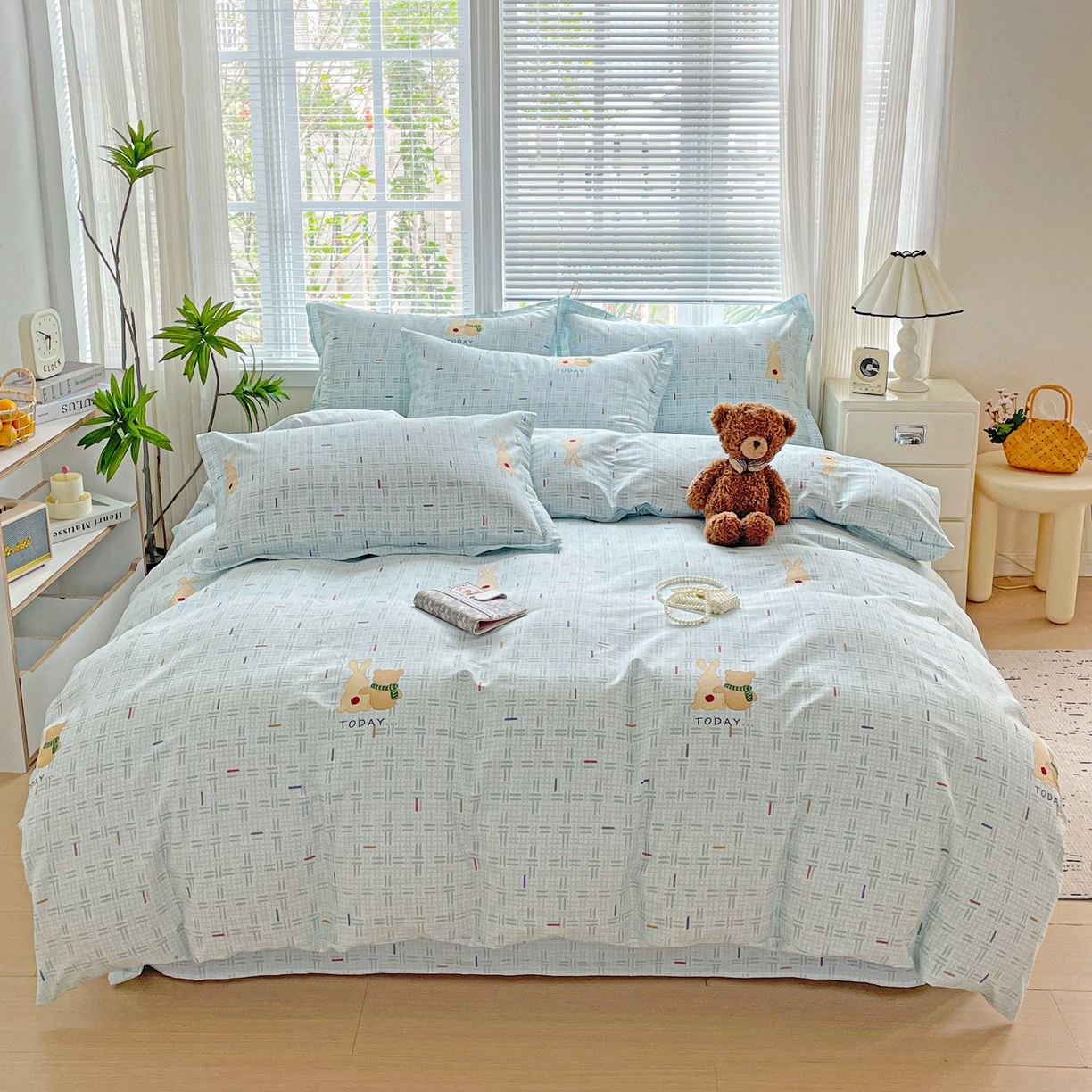 91家纺网 家纺一手货源 找家纺 （总）文黛家居 2025新款全棉喷气印花全棉纯棉印花系列单品被套被套单件单被套