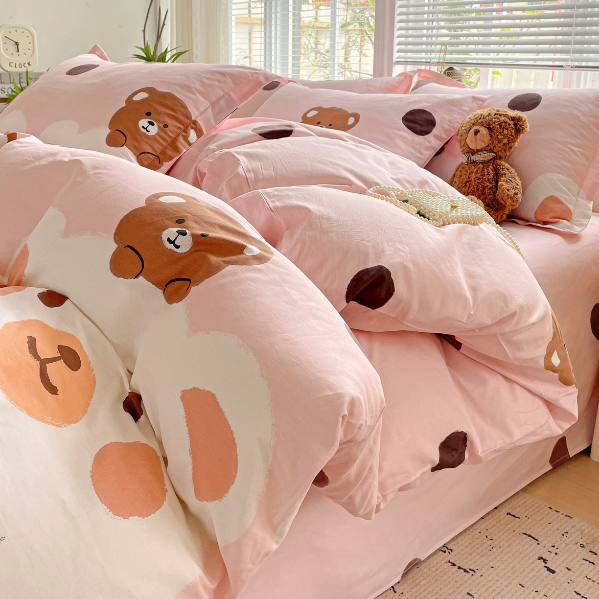 91家纺网 家纺一手货源 找家纺 （总）文黛家居 2025新款全棉喷气印花全棉纯棉印花系列四件套