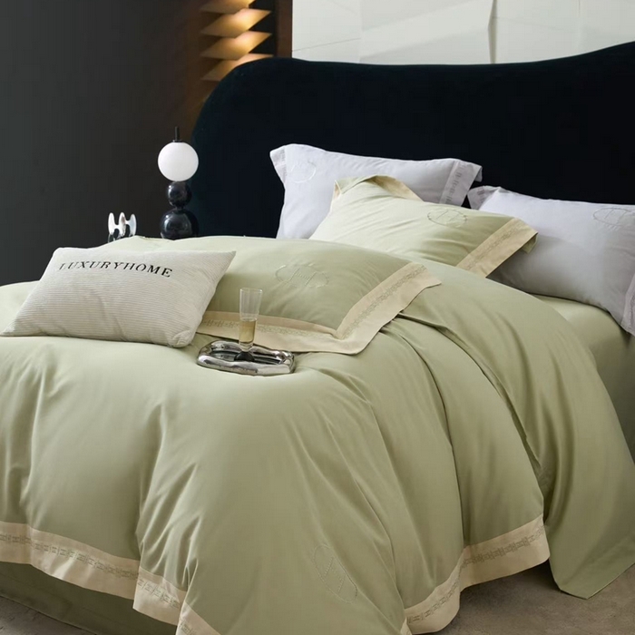 91家纺网 家纺一手货源 找家纺 （总）嘉汀兰家居 2025新款长绒棉磨毛四件套—蔓莎