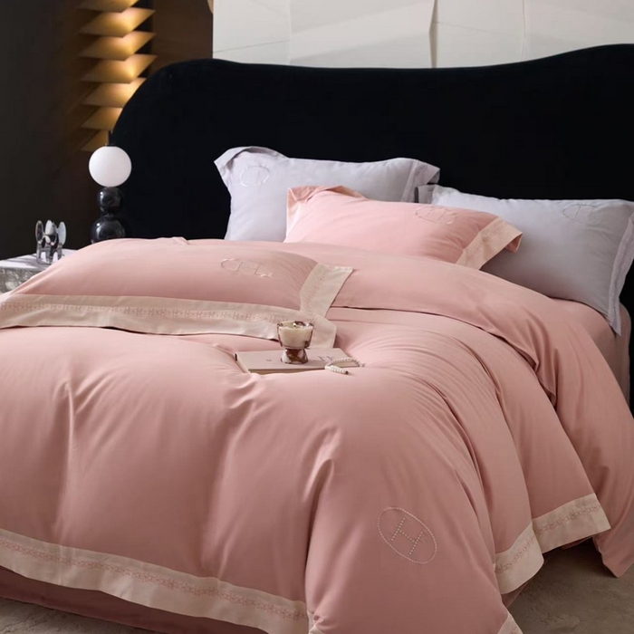 91家纺网 家纺一手货源 找家纺 （总）嘉汀兰家居 2025新款长绒棉磨毛四件套—蔓莎