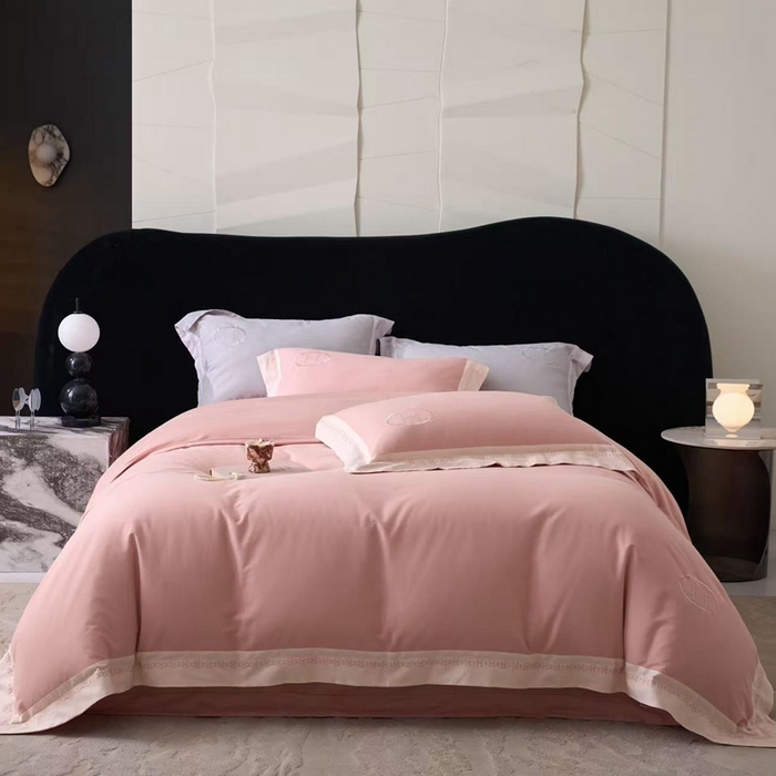 91家纺网 家纺一手货源 找家纺 （总）嘉汀兰家居 2025新款长绒棉磨毛四件套—蔓莎