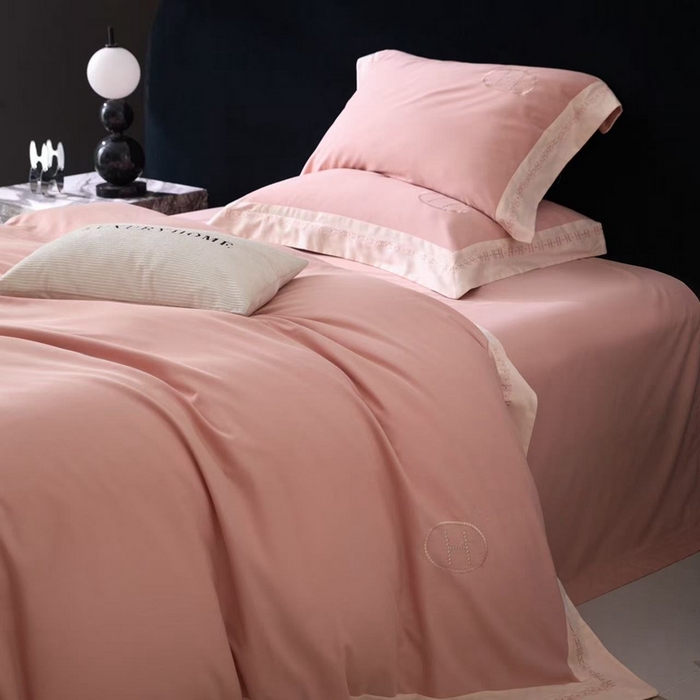 91家纺网 家纺一手货源 找家纺 （总）嘉汀兰家居 2025新款长绒棉磨毛四件套—蔓莎