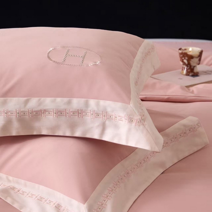 91家纺网 家纺一手货源 找家纺 （总）嘉汀兰家居 2025新款长绒棉磨毛四件套—蔓莎