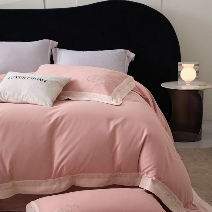 91家纺网 家纺一手货源 找家纺 （总）嘉汀兰家居 2025新款长绒棉磨毛四件套—蔓莎