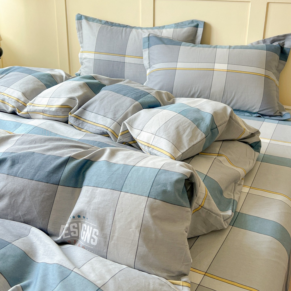 91家纺网 家纺一手货源 找家纺 文黛家居 2025新款全棉喷气印花全棉纯棉印花系列单品被套被套单件单被套 摩卡庄园