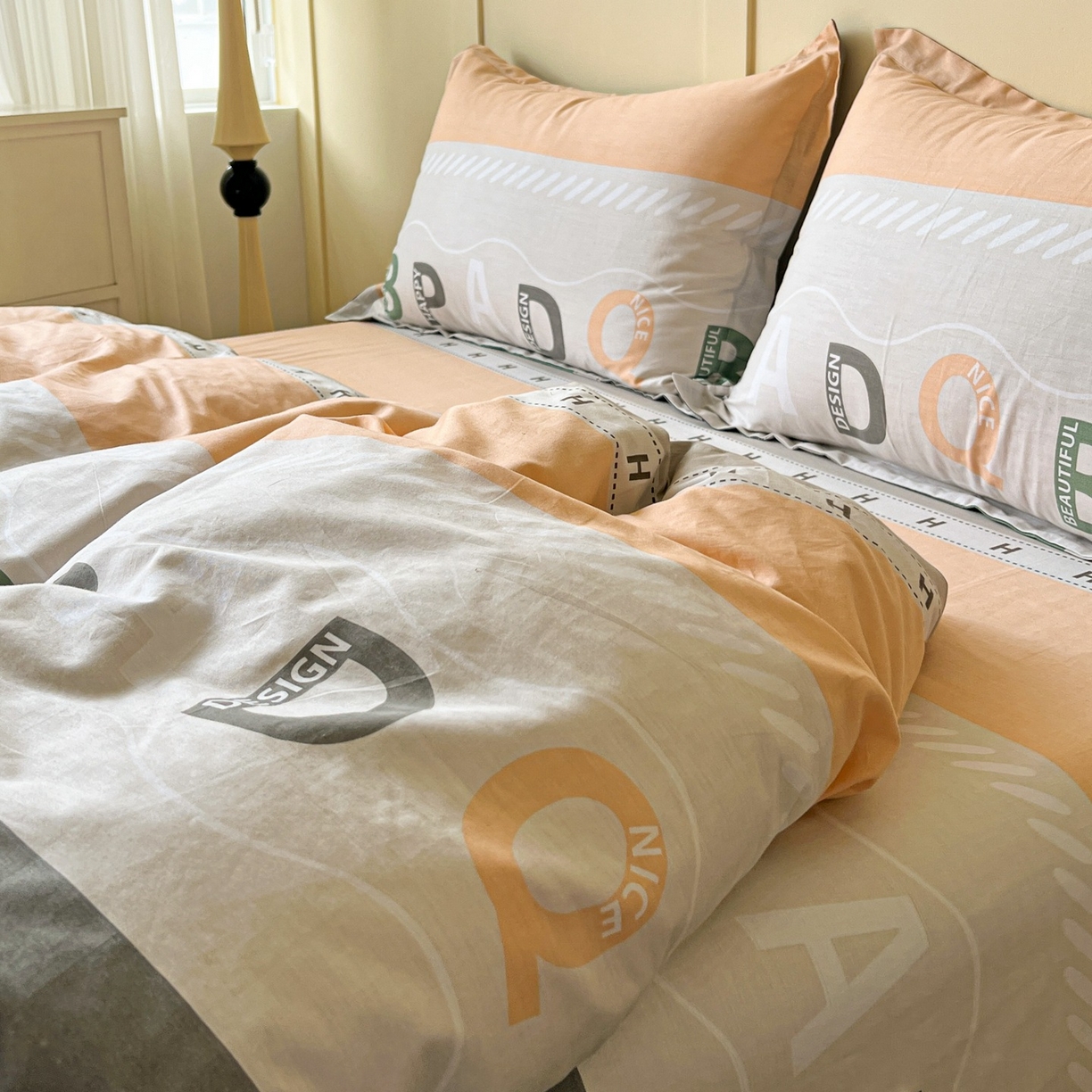 91家纺网 家纺一手货源 找家纺 文黛家居 2025新款全棉喷气印花全棉纯棉印花系列单品被套被套单件单被套 优思