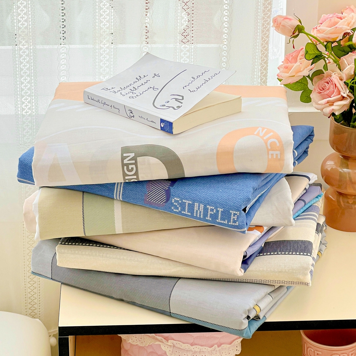 91家纺网 家纺一手货源 找家纺 文黛家居 2025新款全棉喷气印花全棉纯棉印花系列单品被套被套单件单被套 组合图仅供展示不可下单