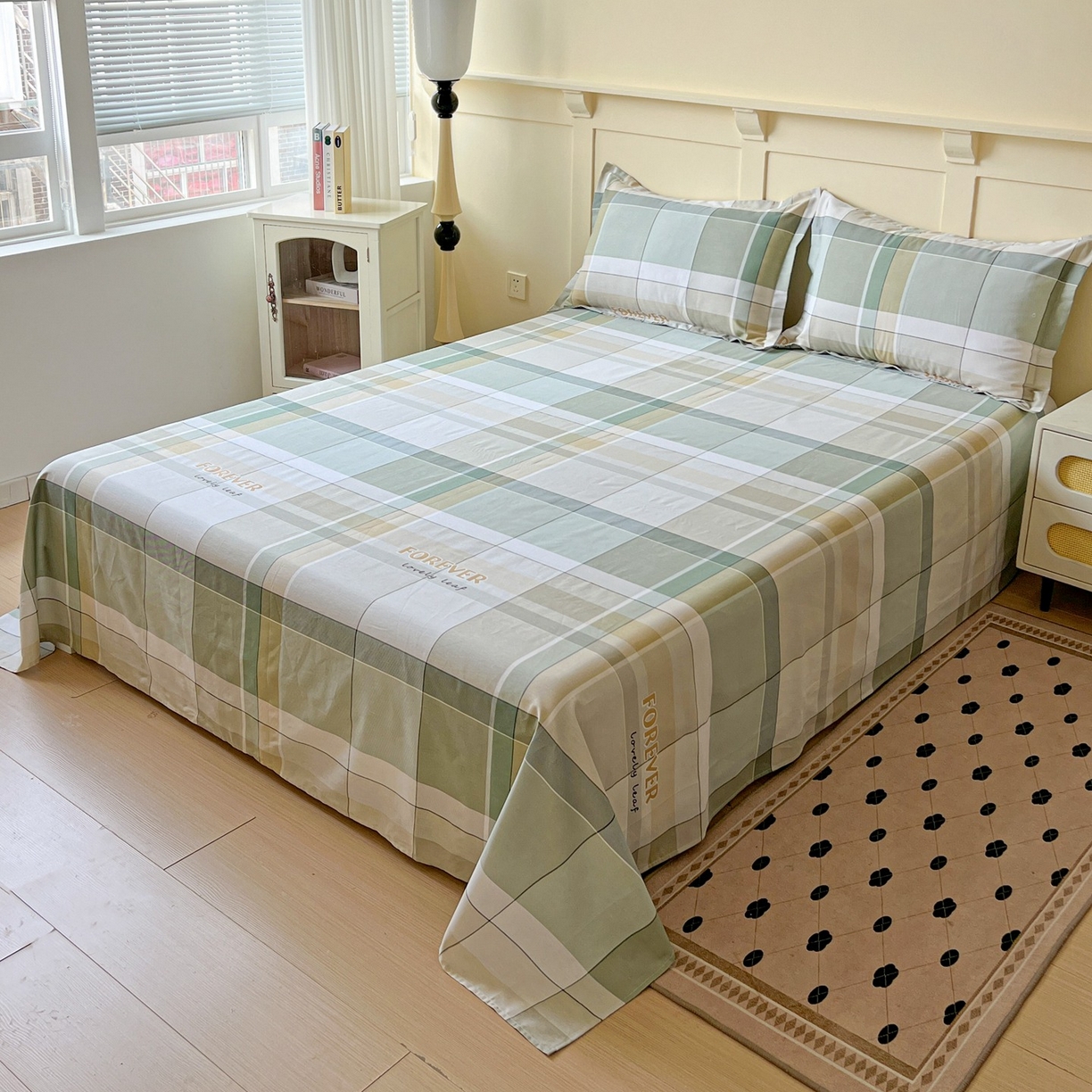 91家纺网 家纺一手货源 找家纺 （总）文黛家居 2025新款全棉喷气印花全棉纯棉印花系列单品床单床单单件单床单