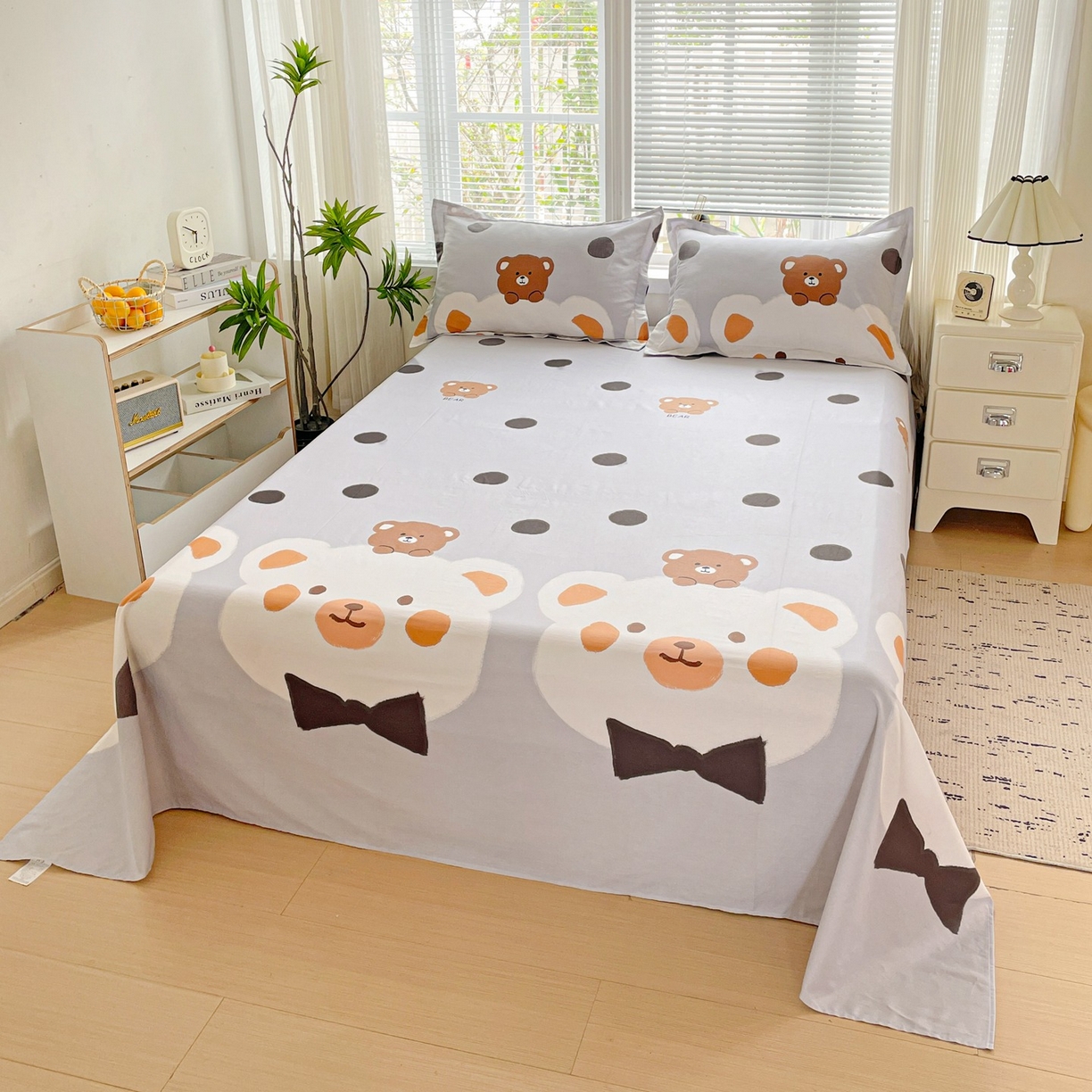 91家纺网 家纺一手货源 找家纺 （总）文黛家居 2025新款全棉喷气印花全棉纯棉印花系列单品床单床单单件单床单