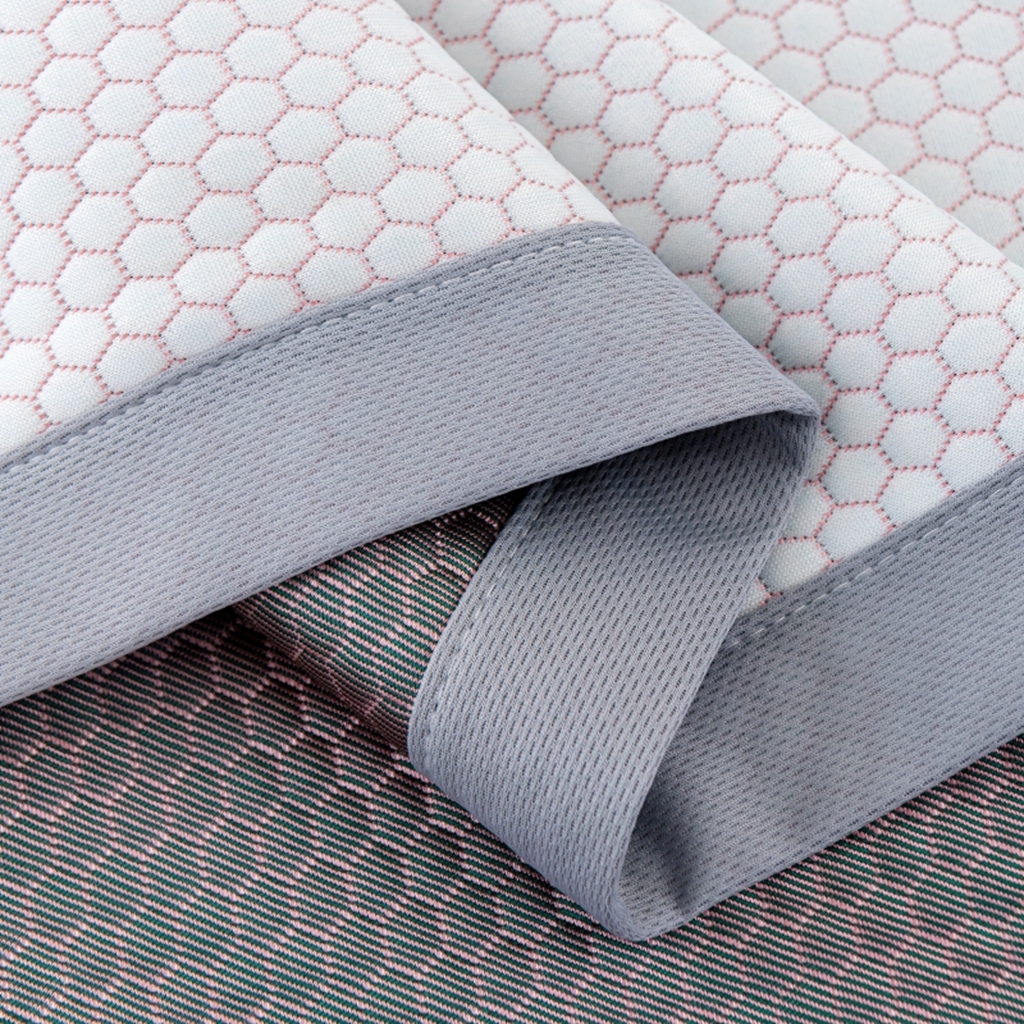 91家纺网 家纺一手货源 找家纺 观月轩家纺 2025新款亲肤舒适冰豆豆凉席席子三件套 南瓜粉