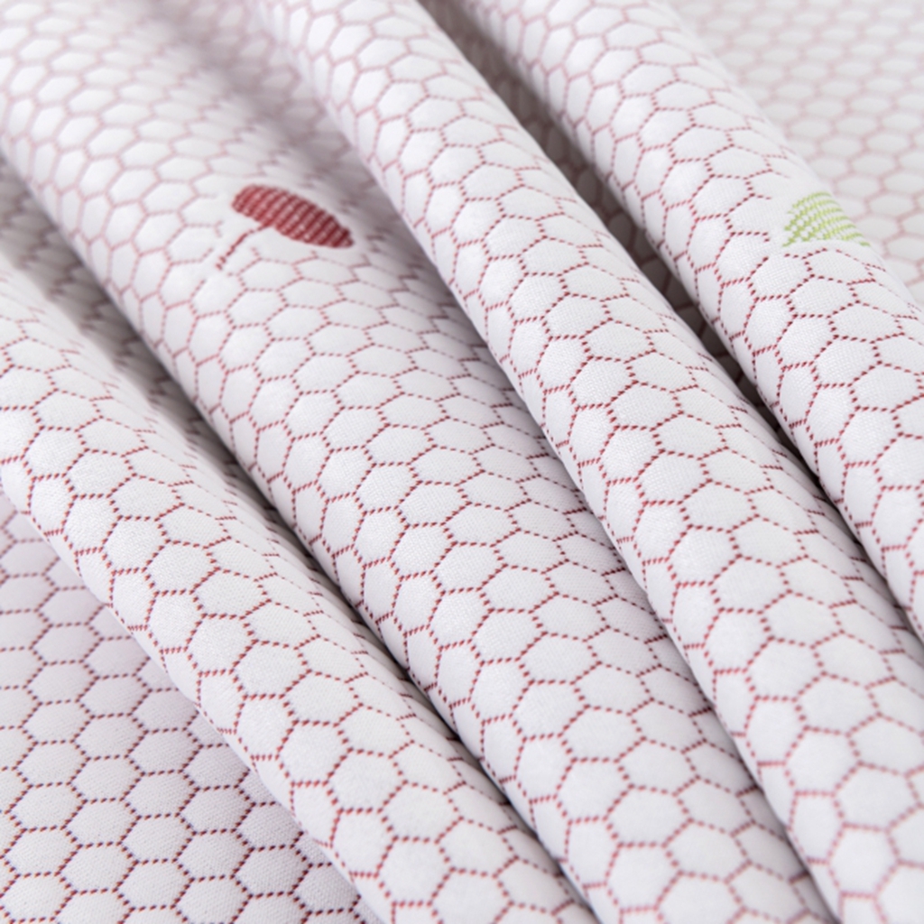 91家纺网 家纺一手货源 找家纺 观月轩家纺 2025新款亲肤舒适冰豆豆凉席席子三件套 樱桃粉