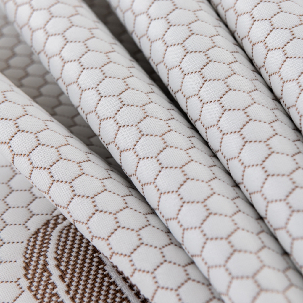 91家纺网 家纺一手货源 找家纺 观月轩家纺 2025新款亲肤舒适冰豆豆凉席席子三件套 南瓜咖