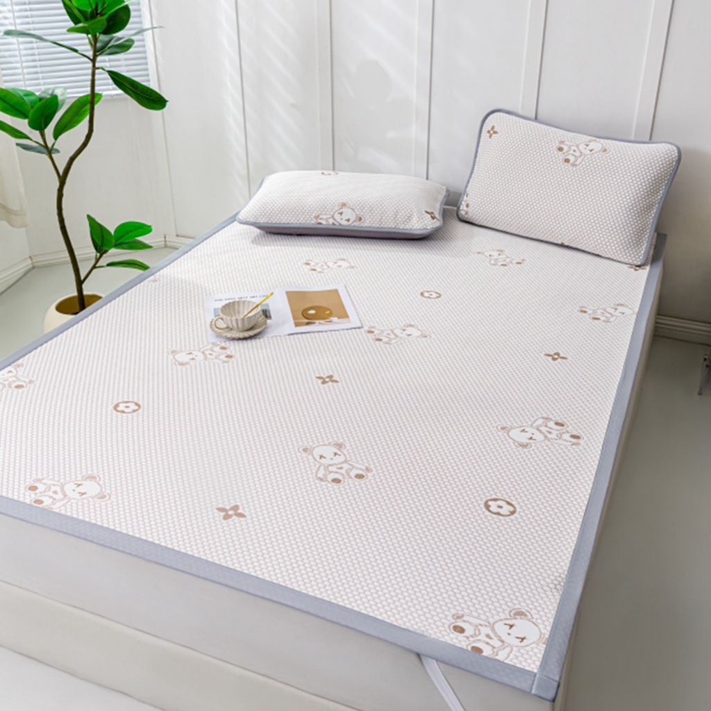 91家纺网 家纺一手货源 找家纺 （总）观月轩家纺 2025新款亲肤舒适冰豆豆凉感席 凉席席子