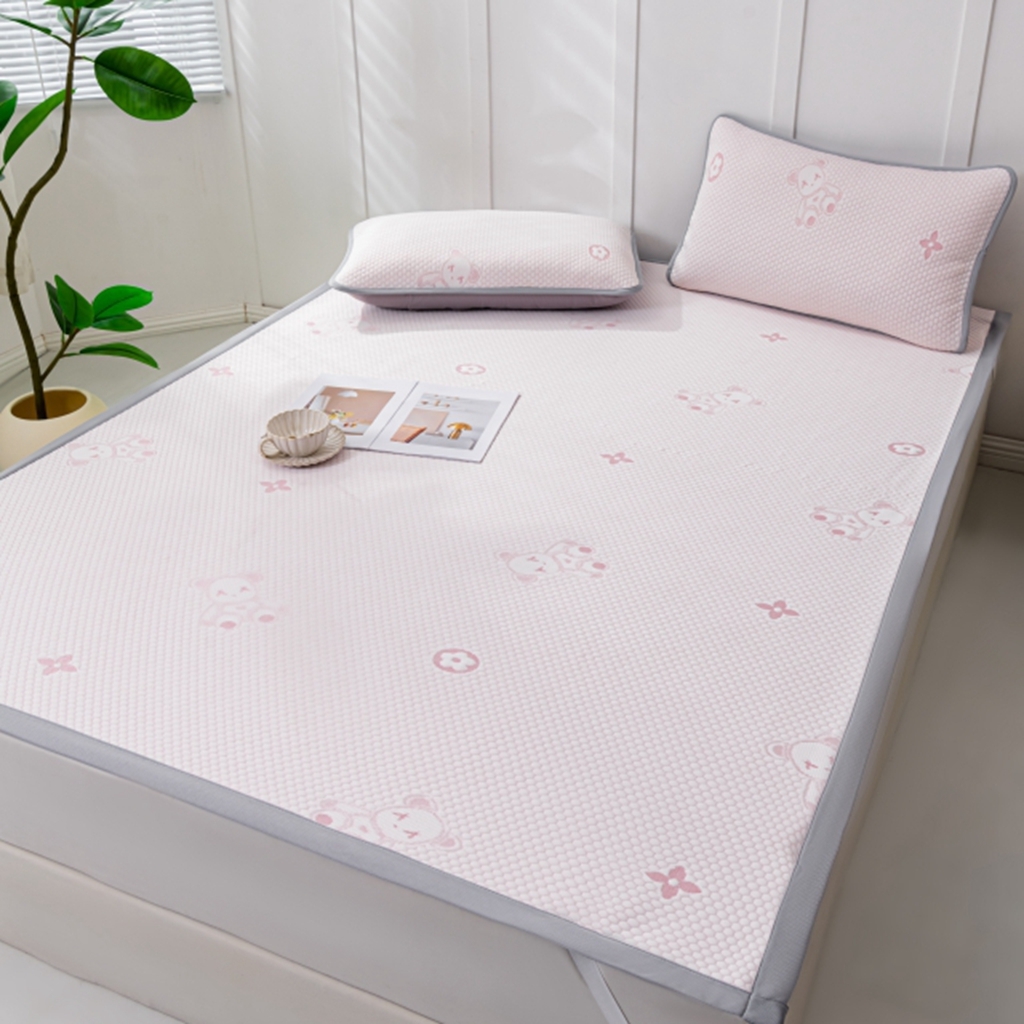 91家纺网 家纺一手货源 找家纺 （总）观月轩家纺 2025新款亲肤舒适冰豆豆凉感席 凉席席子