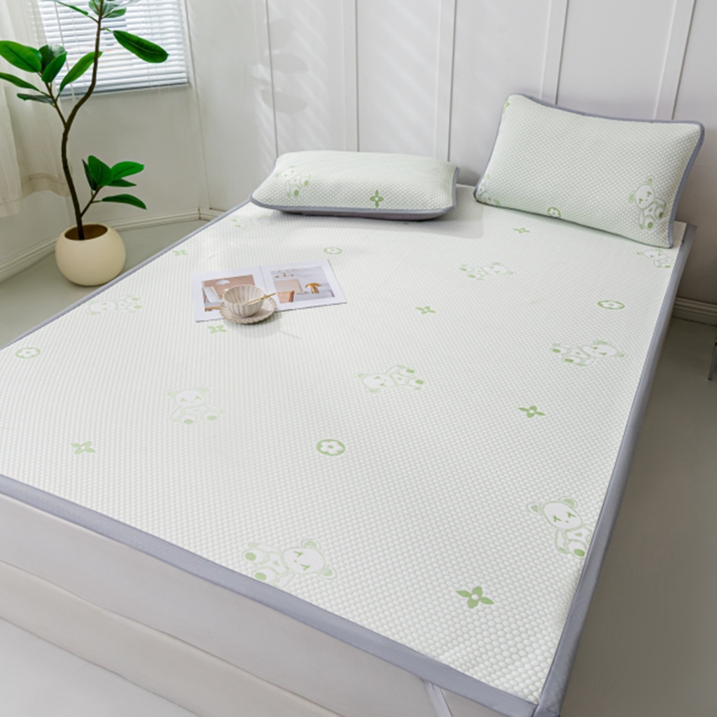 91家纺网 家纺一手货源 找家纺 （总）观月轩家纺 2025新款亲肤舒适冰豆豆凉感席 凉席席子