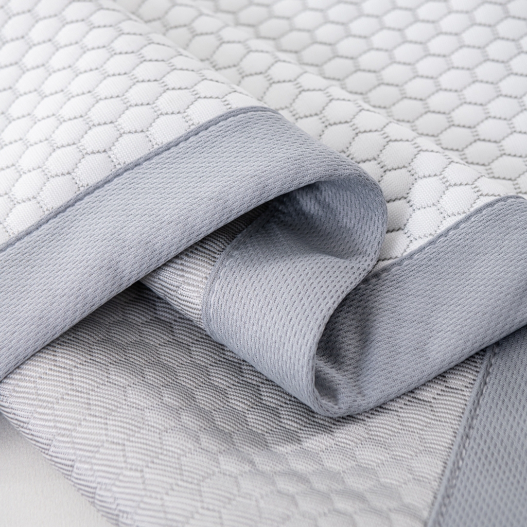 91家纺网 家纺一手货源 找家纺 观月轩家纺 2025新款亲肤舒适冰豆豆凉感席 凉席席子 暴力熊-浅灰色