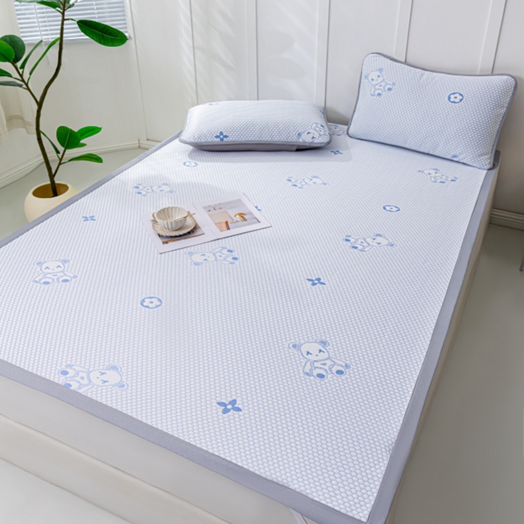 91家纺网 家纺一手货源 找家纺 （总）观月轩家纺 2025新款亲肤舒适冰豆豆凉感席 凉席席子