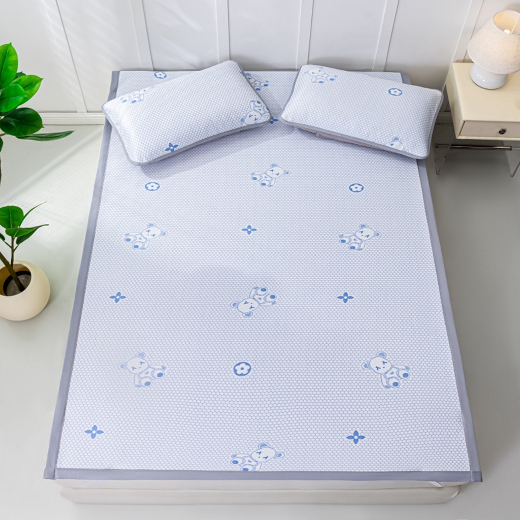 91家纺网 家纺一手货源 找家纺 （总）观月轩家纺 2025新款亲肤舒适冰豆豆凉感席 凉席席子