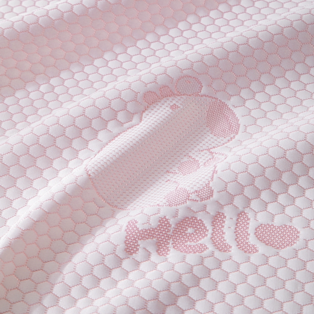 91家纺网 家纺一手货源 找家纺 观月轩家纺 2025新款亲肤舒适冰豆豆凉感席 凉席席子 卡皮巴拉-藕粉色