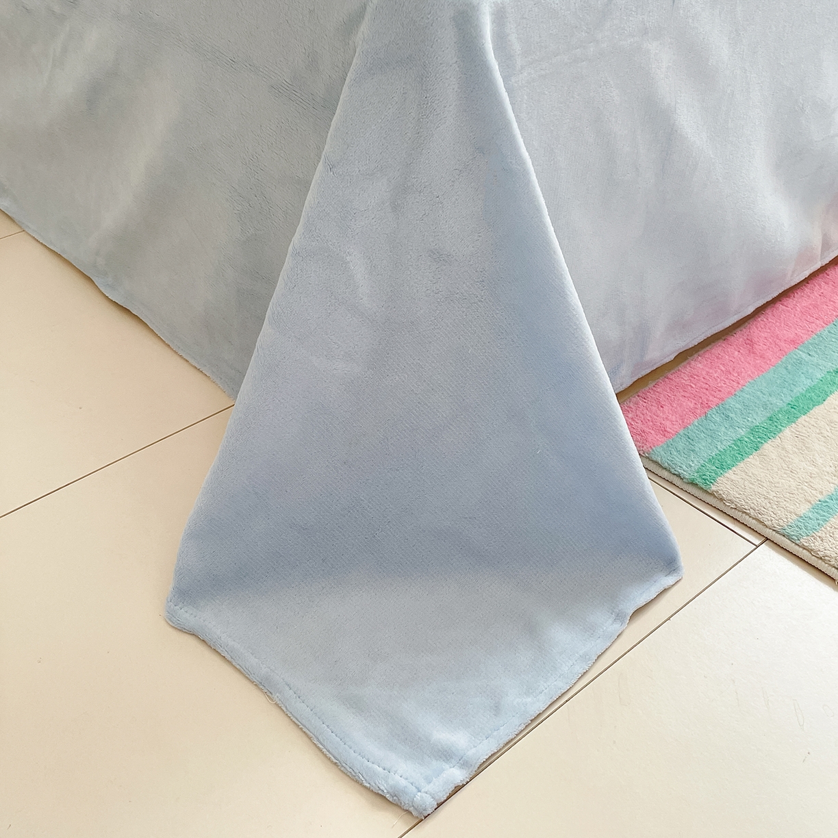 91家纺网 家纺一手货源 找家纺 桃子家居 2025新款A类正版三丽鸥授权卡通加厚高克重牛奶绒系列四件套 绒三丽鸥-蓝蓝玉桂狗