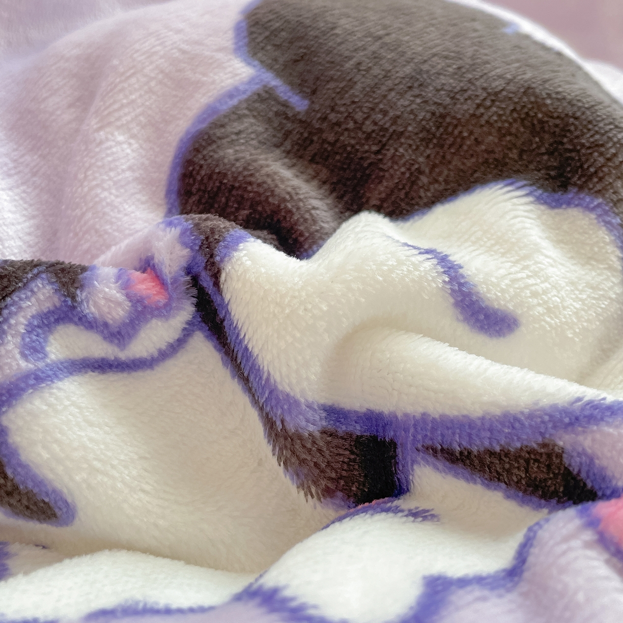 91家纺网 家纺一手货源 找家纺 桃子家居 2025新款A类正版三丽鸥授权卡通加厚高克重牛奶绒系列四件套 绒三丽鸥-梦幻库洛米