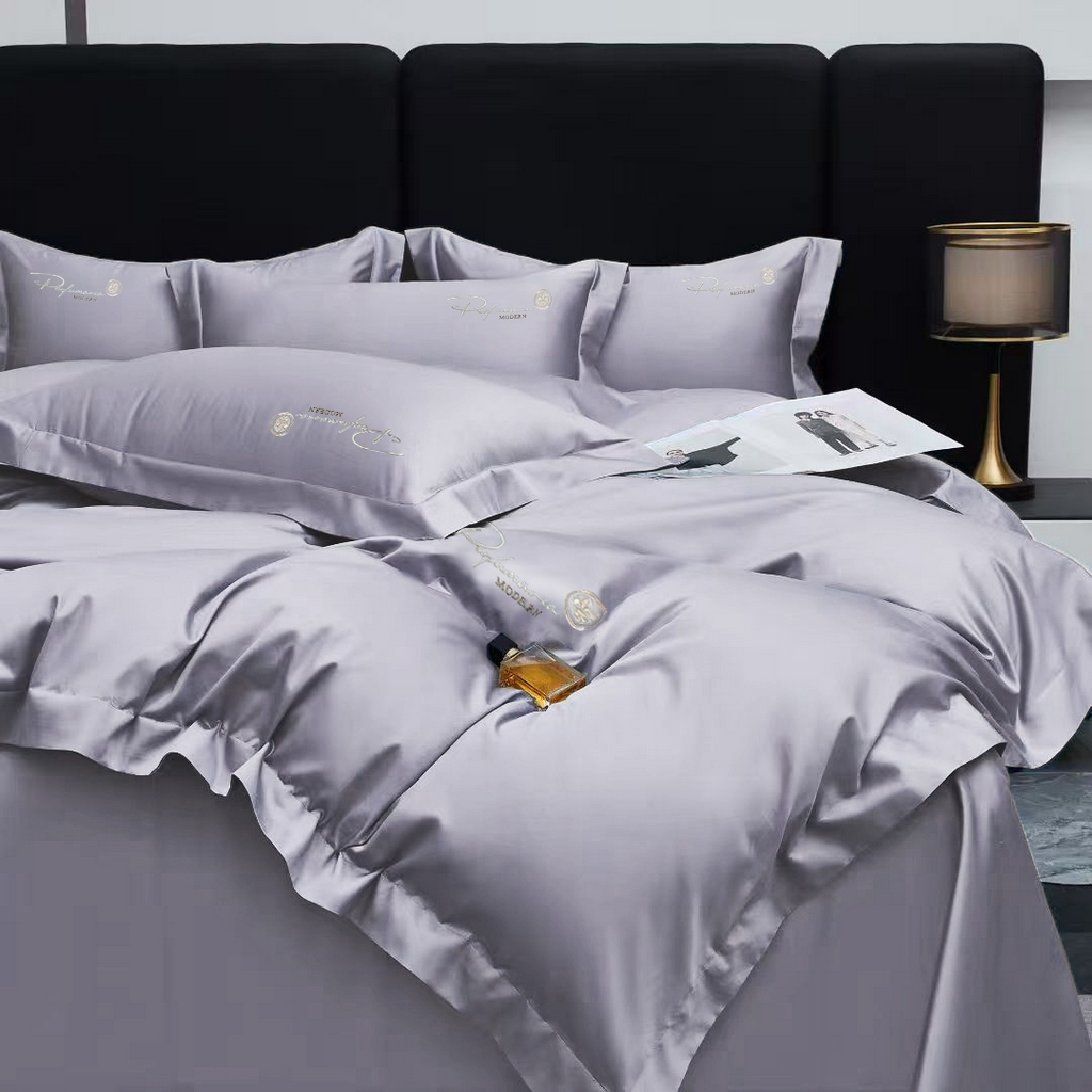 91家纺网 家纺一手货源 找家纺 （总）玖玖爱家纺 2025新款100支新疆长绒棉四件套-巴黎之夜